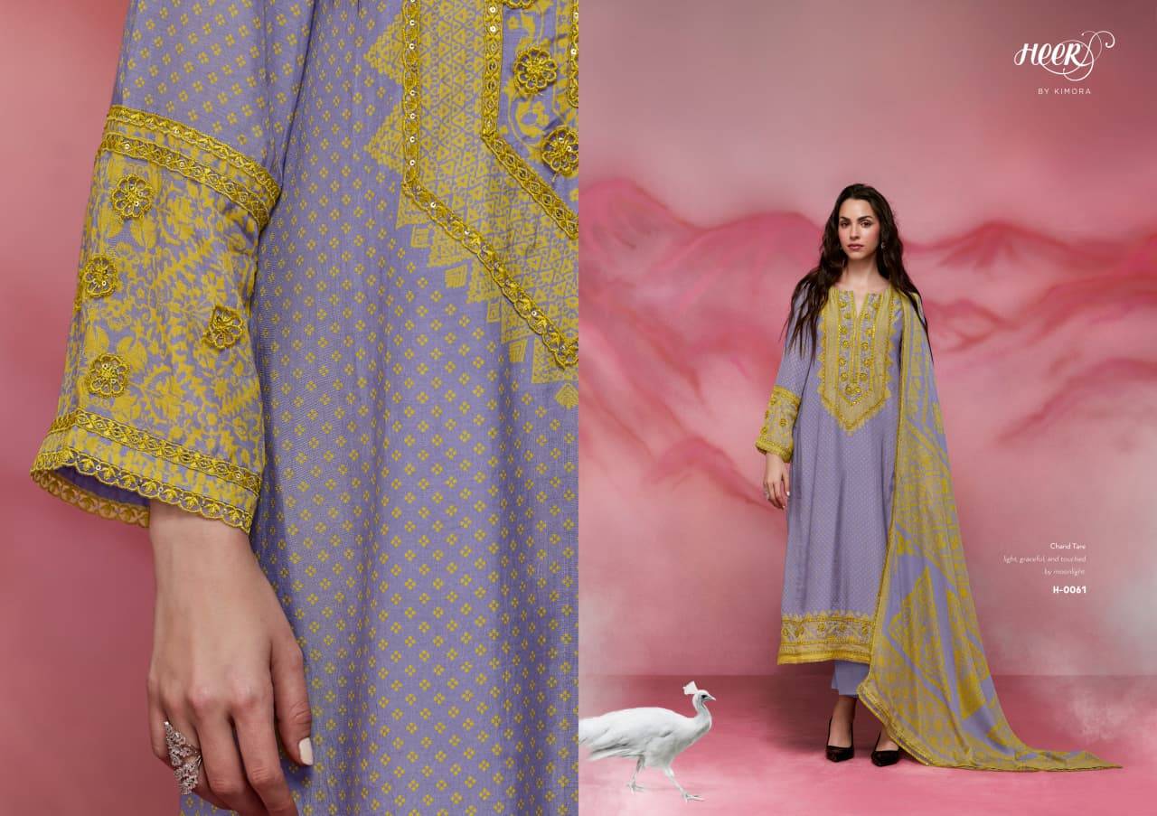 Chand Tare By Kimora Fashion 061 TO 066 series Beautiful Festive Suits Stylish PURE Muslin Dresses At Wholesale Price